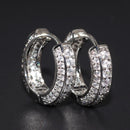 Par de Argolas Cravejadas Unissex